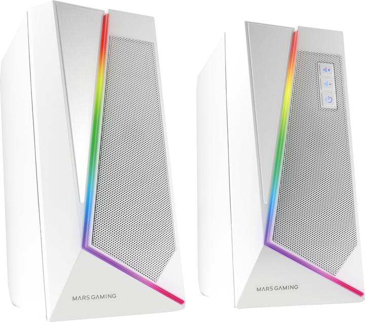 Image du produit Mars Gaming Enceintes Bluetooth Ms7 RGB (Blanc)