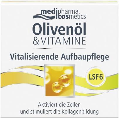 Image du produit Medipharma cosmetics Huile d'olive & vitamines Soin revitalisant avec FPS, 50 ml de crème (50 ml)