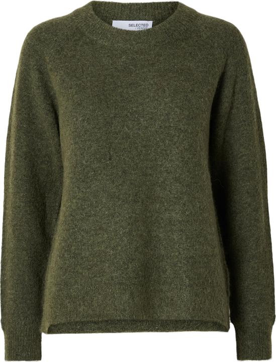 Produktbild Selected Femme Rundhalsausschnitt Woll Pullover (XXL)