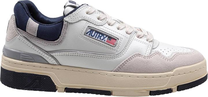 Produktbild Autry sneakers clc low in suede and nubuk white and blue (42)