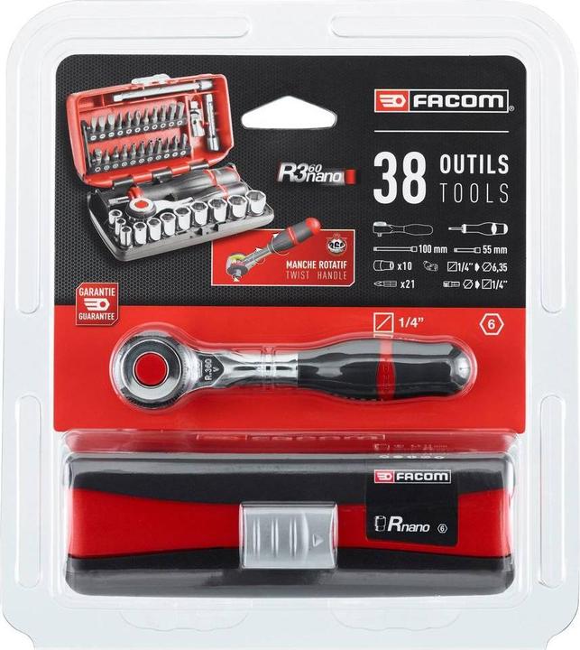 Produktbild Facom Steckschlüsselsatz (9 mm, 11 mm, 5.5 mm, 12 mm, 6 mm, 8 mm, 10 mm, 13 mm, 7 mm, 14 mm, 5 mm)