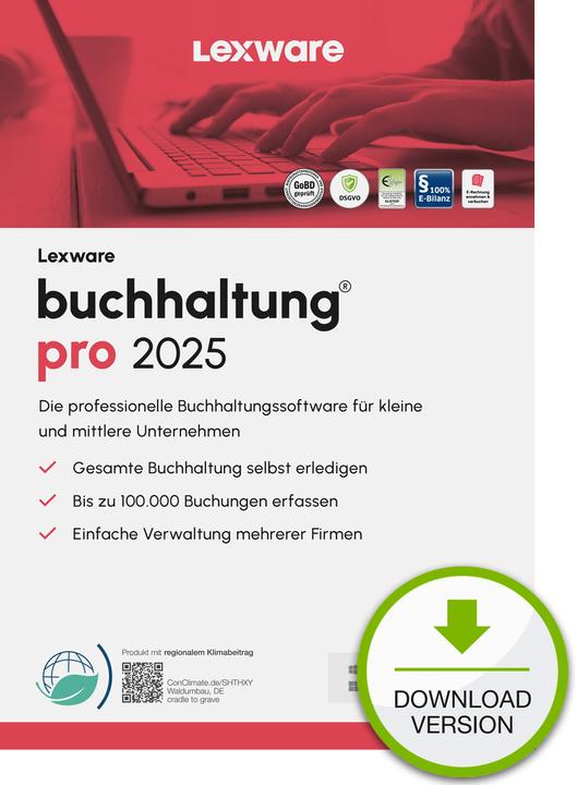 Actual product image Lexware buchhaltung pro 2025 - Plan (1 User, unlimited)