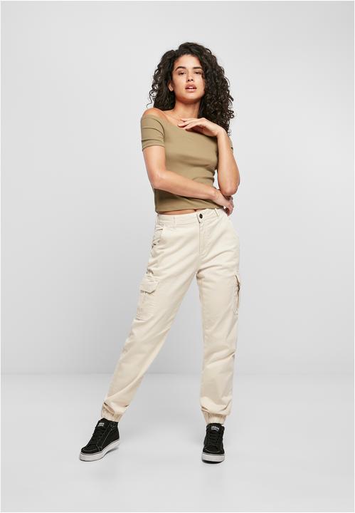 Immagine prodotto Urban Classics Ladies Off Shoulder Rib Tee (S)