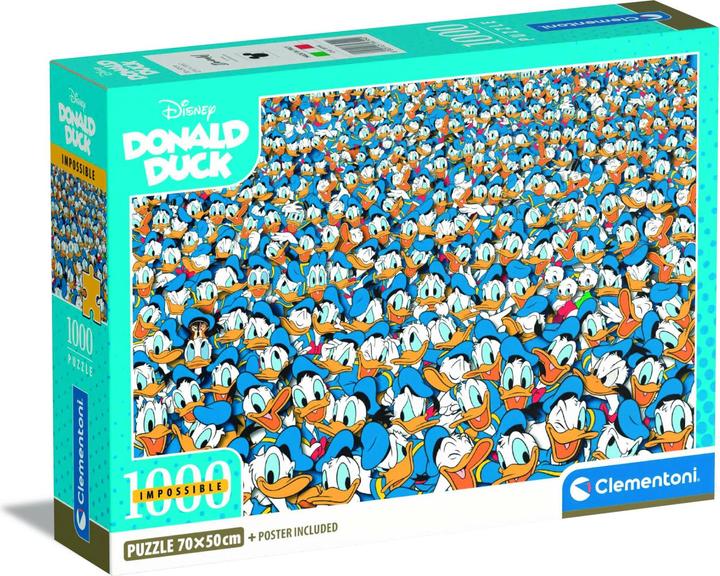 Produktbild Clementoni Donald Duck Puzzle Impossible 1000 (1000 Teile)