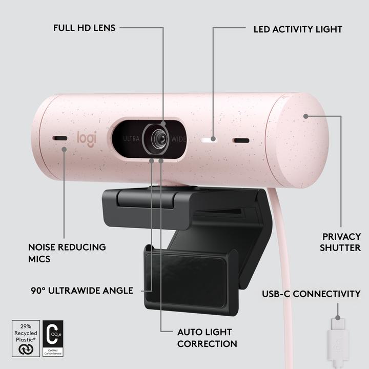 Produktbild Logitech Brio 500 (4 Mpx)