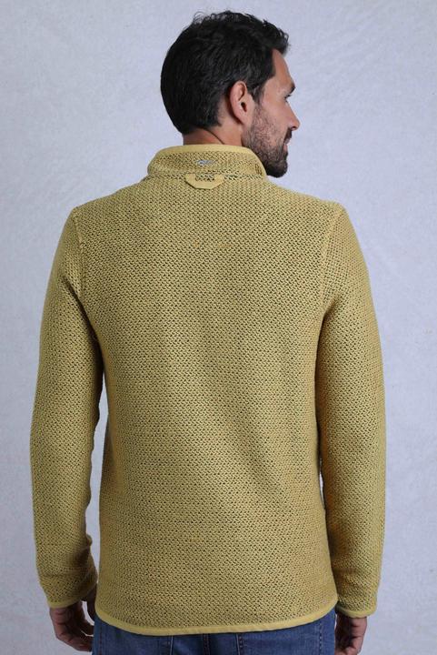 Actual product image Weird Fish Mens Transom Zip Macaroni Eco Friendly Jacket (L)