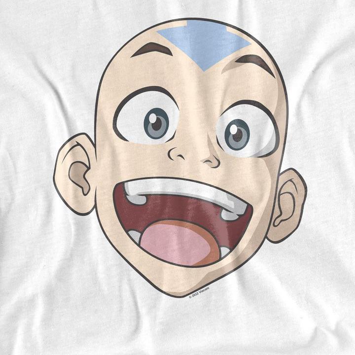 Actual product image Avatar: The Last Airbender Unisex Adult Aang Big Face T-Shirt (XXL)