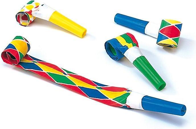 Actual product image Papstar Party whistle 6er set