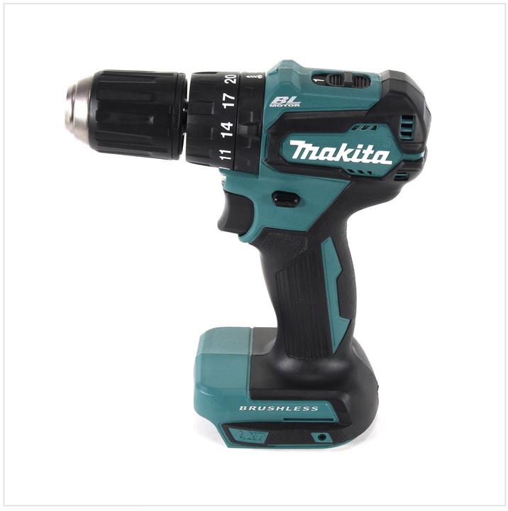 Image du produit Makita DHP 483 ZJ 18 V Li-Ion Brushless Perceuse visseuse à percussion sans fil avec boîtier Makpac (Fonctionnement sur batterie)
