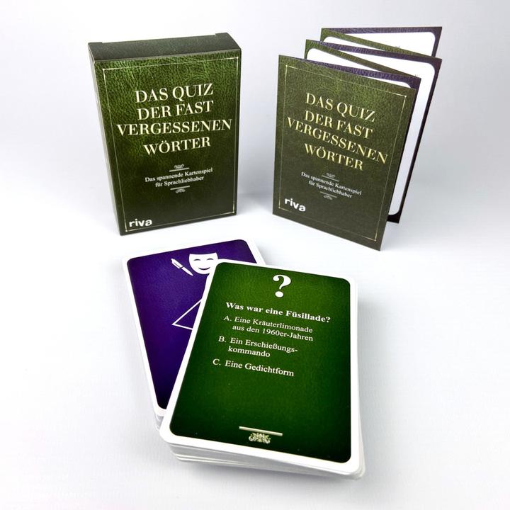 Actual product image The quiz of almost forgotten words (German)