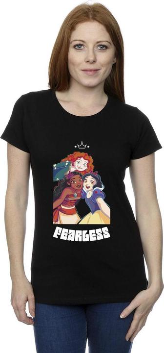 Actual product image Disney Womens/Ladies Princess Fearless Cotton T-Shirt (XL)