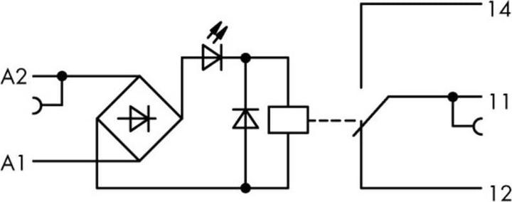 Actual product image Wago 859-358 Relay terminal Rated voltage: 230 V/AC Switching current (max.): 5 A 1 change-over