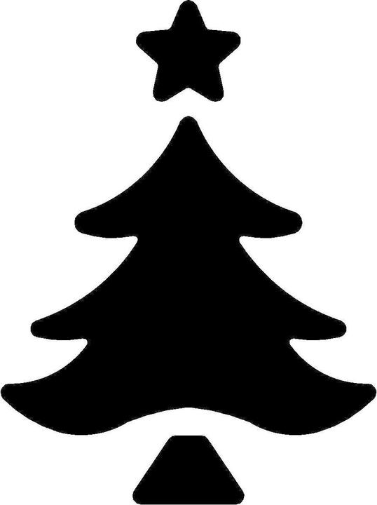Produktbild Wedo Motivlocher gross, Weihnachsbaum