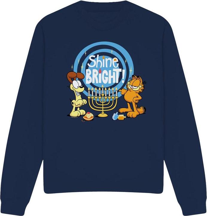 Garfield Shine Bright For Hanukkah Sweatshirt