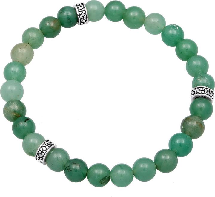 Immagine prodotto Kuzzoi Bracciale con pietre preziose (23 cm, Avventurina, Plastico, Argento 925)