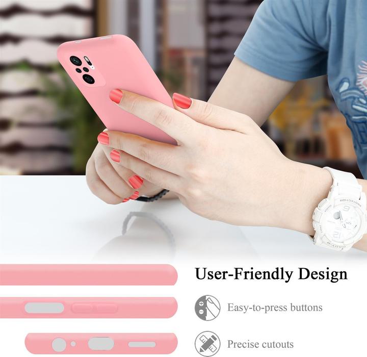 Actual product image Cadorabo TPU Liquid Silicone Case Cover (Xiaomi Redmi Note 10)