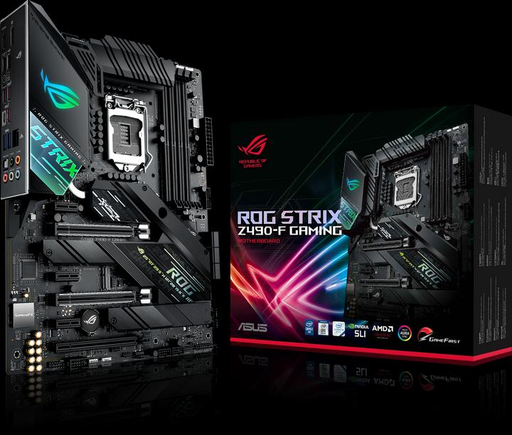 Produktbild ASUS ROG Strix Z490-F Gaming (LGA 1200, Intel Z490, ATX)