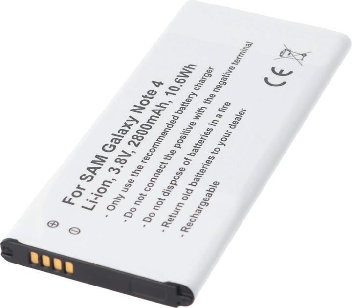 Image du produit AccuCell Batterie Samsung Galaxy Note 4 Batterie avec NFC
