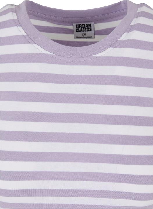 Actual product image Urban Classics Ladies Short Striped Tee - 142651 (XL)