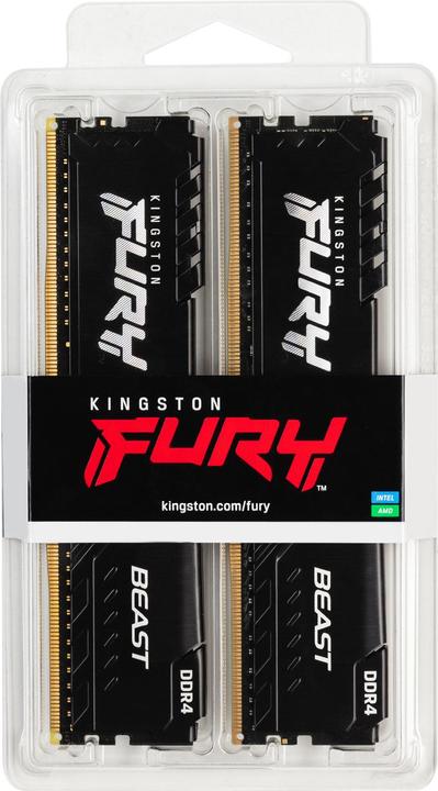 Produktbild Kingston FURY Beast (2 x 4GB, 2666 MHz, DDR4-RAM, DIMM)