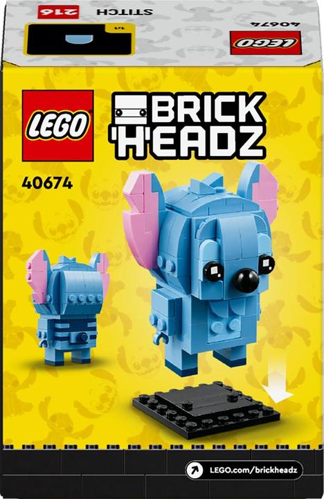 Image du produit LEGO Stitch (40674, LEGO Brickheadz)
