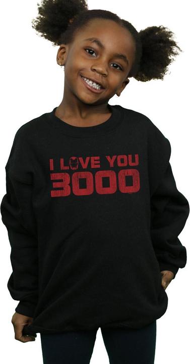 Image du produit Fille Avengers Endgame I Love You 3000 Distressed Sweat-shirt (152, 158)