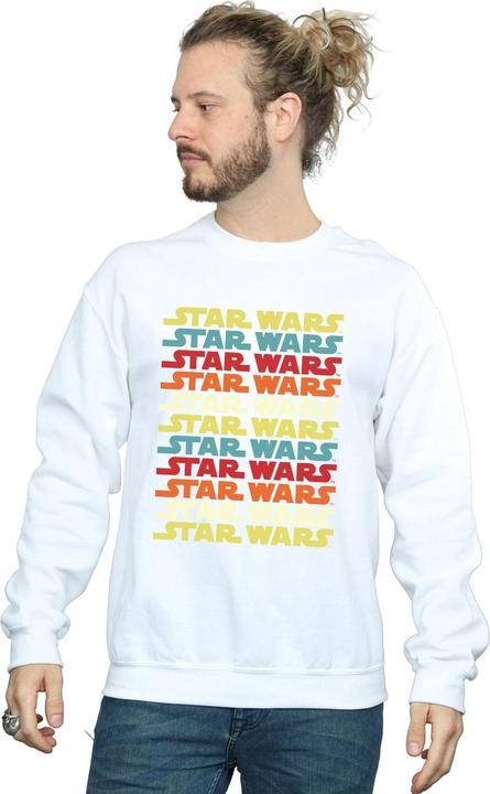 Produktbild Star Wars Retro Repeat Logo Sweatshirt (XXL)