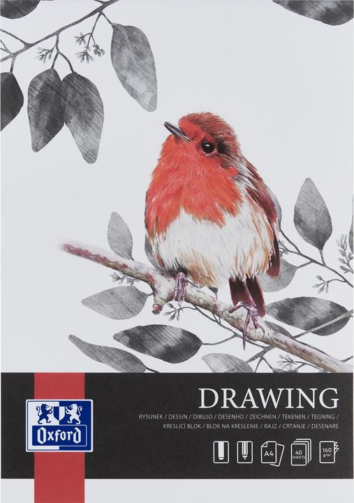 Oxford Blocco da disegno (A4, Nessuna, Copertina morbida)