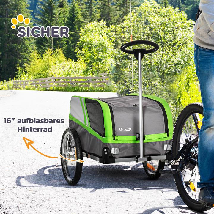 Actual product image PawHut Dog Trailer 2 in 1 Trolley