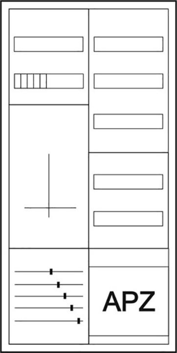 Produktbild Eaton ZSD-ZV-1100/APZ 191007 Zähler-Komplettschrank 191007