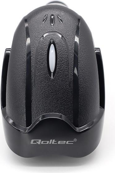 Actual product image Qoltec 50856 Wireless barcode scanner 1D 2D | 2 4 GHz