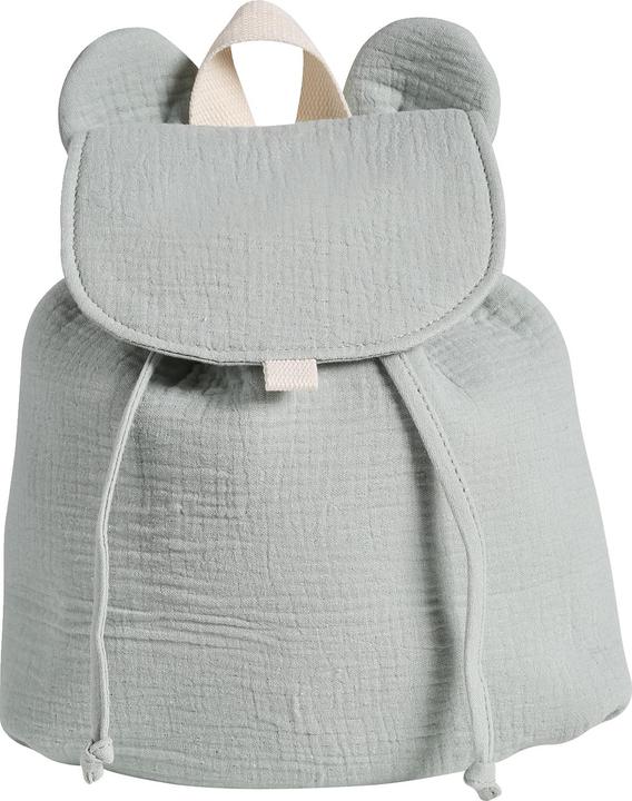 Actual product image Vertbaudet Children's muslin daycare backpack with ears