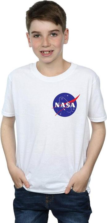 Actual product image Nasa Boys Classic Insignia Chest Logo T-Shirt (140, 146)