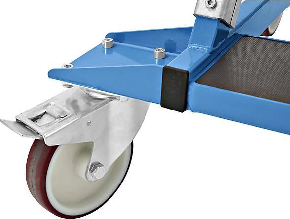 Produktbild eurokraft pro Mobile Podestleiter PREMIUM (Plattformleiter, 131 cm)