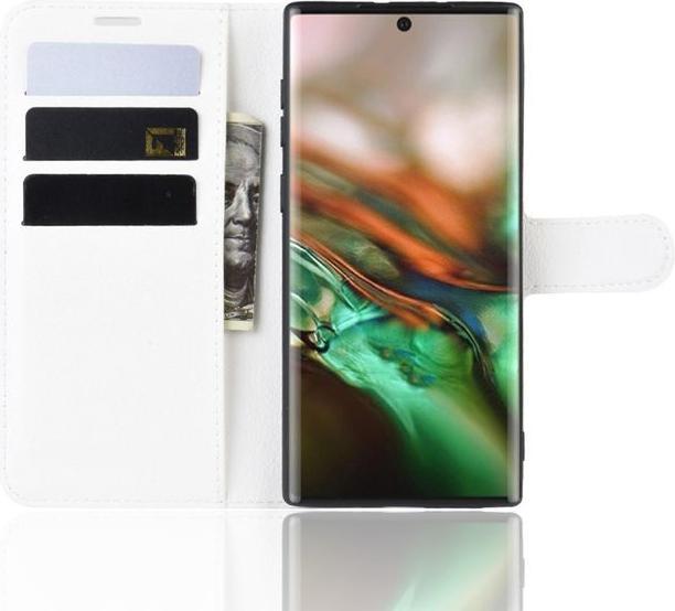 Actual product image MU Classic Litchi Leather Bookcover Series (Samsung Galaxy Note 10)