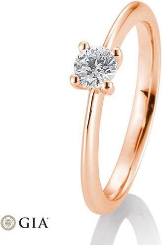 Actual product image Breuning 4 prong set 0.05-0.30 ct. (48, 585/14 K Gold)