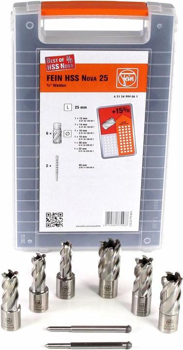 Actual product image Fein Core drill set 63134999061 1 S (12-22 mm)