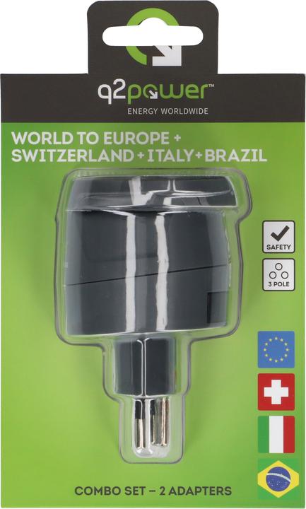 Image du produit Q2 Power Adaptateur de voyage Q2Power Monde