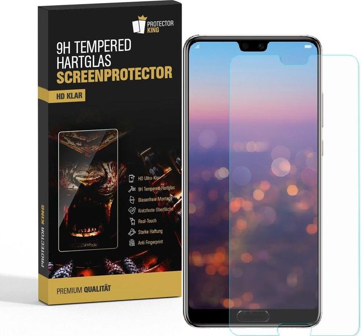 Actual product image Protectorking 6x 3D A++ real tempered 9H armoured glass CLEAR (6 Piece, Honor 10)