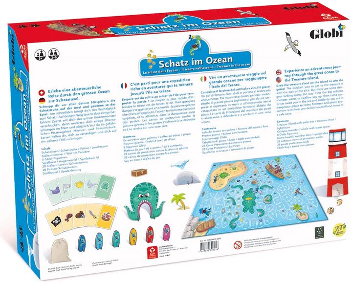 Produktbild AGM Globi Schatz im Ozean (Italienisch, Englisch, Französisch, Deutsch)