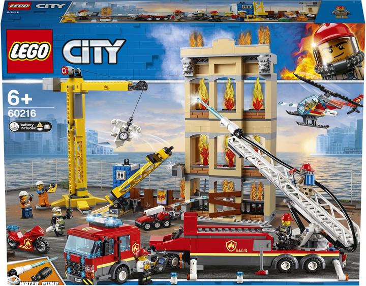 Image du produit LEGO Les pompiers du centre-ville (60216, LEGO City)