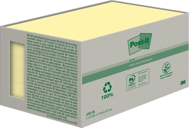 Immagine prodotto Post-it riutilizzo (127 x 76 mm)