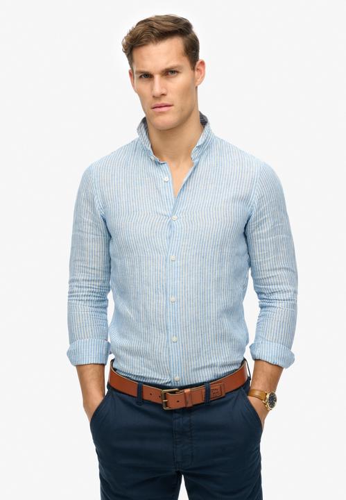 Image du produit Superdry VACATION L/S LINEN SHIRT Heren Overhemd (S)
