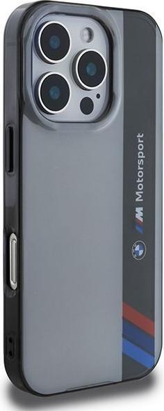 Immagine prodotto BMW BMHCP16X23HTFEG iPhone 16 Pro Max 6,9" szary/grey hardcase Motosport IML Vertical Stripe (Apple iPhone 16 Pro Max)