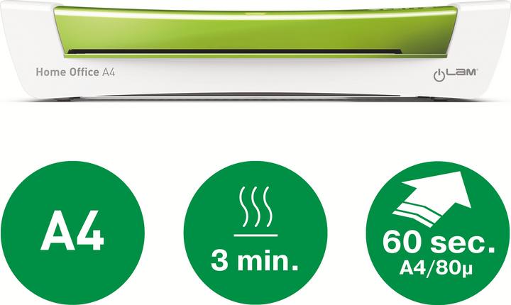 Image du produit Leitz Plastifieuse iLAM Home Office WOW A4 (80 - 125 µm, A4)
