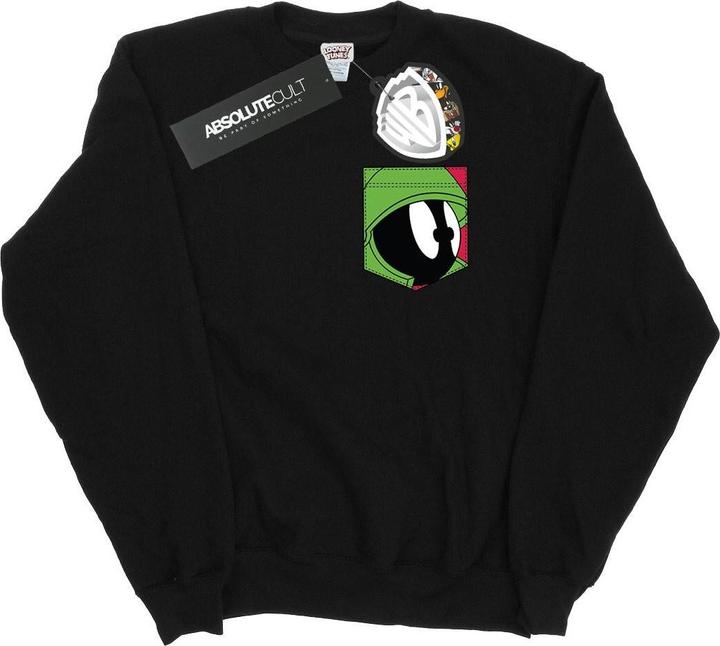 Image du produit Looney Tunes - Sweat MARVIN THE MARTIAN FACE FAUX POCKET - Homme (S)