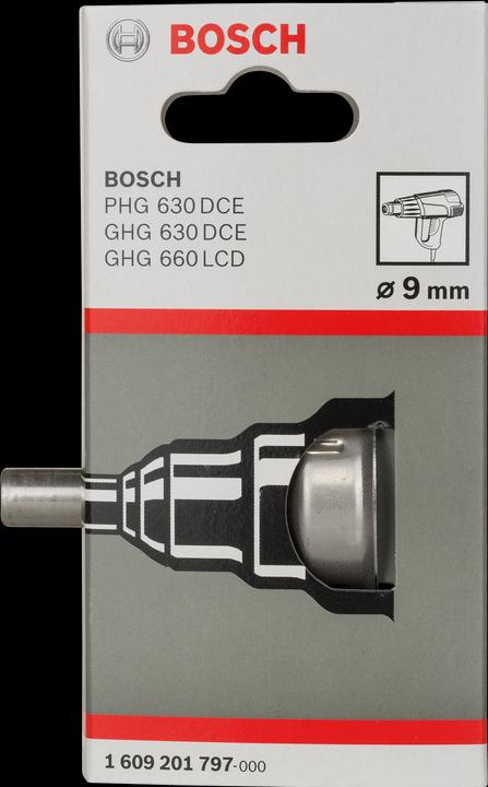 Actual product image Bosch Professional Zubehör Reducing nozzle for Bosch hot air blower, 9 mm
