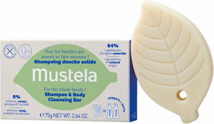 Actual product image Mustela BIO champú sólido 75 gr (Solid shampoo)