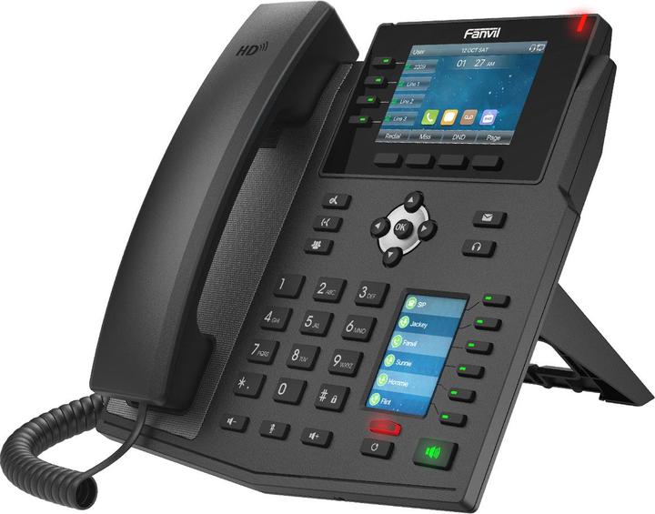 Actual product image Fanvil SIP-Phone X5U V2 High-end business phone with Gigabit / SIP / POE / USB-Port