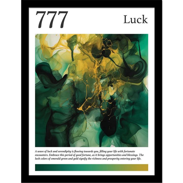 Immagine prodotto Ada Ingram Angel 777 Poster Incorniciato (45 x 35 cm)